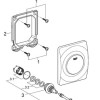Кнопка для инсталляции Grohe Surf 38808000, хром