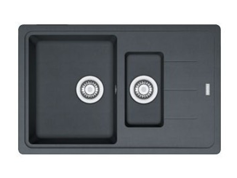 Мойка Franke BASIS BFG 651-78, 114.0280.893, гранит, установка сверху, оборачиваемая, цвет белый, 78*50 см