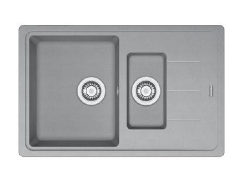 Мойка Franke BASIS BFG 651-78, 114.0280.893, гранит, установка сверху, оборачиваемая, цвет белый, 78*50 см