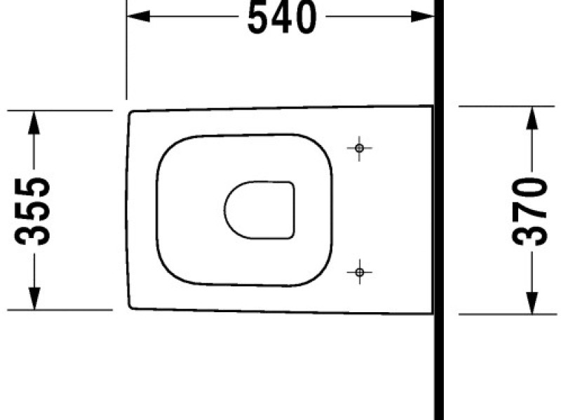 Приставной унитаз Duravit Vero 2117090000