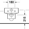Приставной унитаз Duravit Vero 2117090000