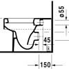 Приставной унитаз Duravit Vero 2117090000