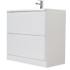 Тумба под раковину BelBagno Acqua-1000 ACQUA-1000-2C-PIA-BL, 100 см, цвет Bianco Lucido