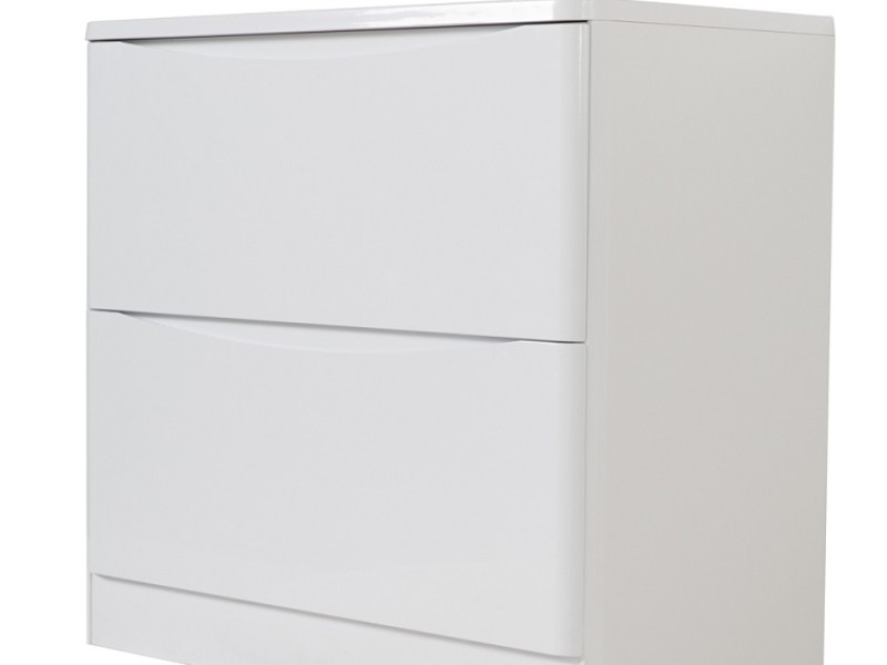 Тумба под раковину BelBagno Acqua-1000 ACQUA-1000-2C-PIA-BL, 100 см, цвет Bianco Lucido