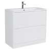 Тумба под раковину BelBagno Acqua-1000 ACQUA-1000-2C-PIA-BL, 100 см, цвет Bianco Lucido