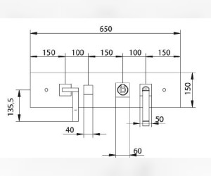 Смеситель Bandini Seta 7761400000 для ванны/душа, хром
