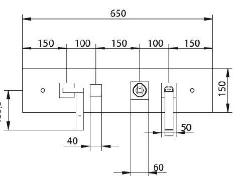 Смеситель Bandini Seta 7761400000 для ванны/душа, хром