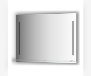 Зеркало с полочкой и LED-светильником Evoform Ledline-S BY 2166 100х75 см