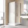Душевой уголок Vegas Glass EP-Fis Lux, 90 x 100 x 199.5 см, профиль бронза, стекло флёр-де-лис