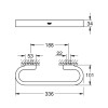 Поручень Grohe Selection 41064BE0, 30 cм, никель глянец