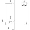 Душевая система Bandini Dive 788920NN03, хром/черный кориан