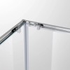 Душевой уголок Cezares Molveno-AH-21-80+30-P-Cr, 110 x 80 x 190 см, стекло текстурное Punto, хром