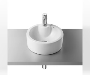 Раковина накладная Roca Terra 32722T000, 39 x 39 см с покрытием MaxiClean
