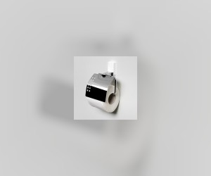 Держатель для туалетной бумаги WasserKRAFT Leine 5025WHITE, с крышкой