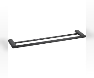 ORGANIC BLACK Полотенцедержатель двойной черный матовый BEMETA BEMETA DESIGN