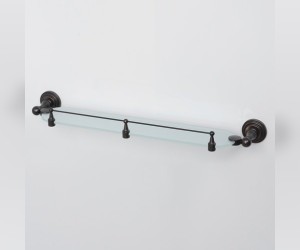 Полка WasserKRAFT K-7344 стеклянная с бортиком