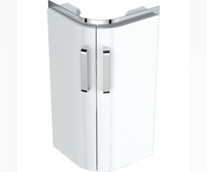 Тумба под раковину Geberit Renova Compact, 42.5 см, цвет белый высокоглянцевый, 862132000