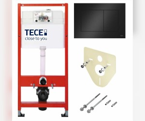 Инсталляции для унитаза TECEbase K400403 4 в 1 с глянцевой панелью смыва TECEnow Инсталляции для унитаза TECEbase K400403 4 в 1 с глянцевой панелью смыва TECEnow