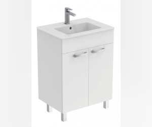 Тумба под раковину Ideal Standard Tempo 60 см, напольная, белый лак глянцевый, E3239WG