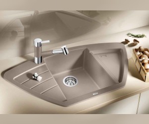Мойка Blanco Zia 9E 514760 шампань, 93 x 51 см