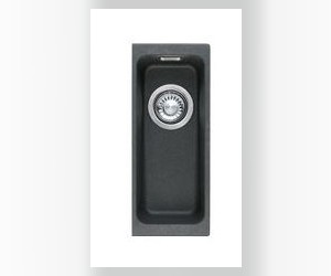 Мойка Franke KUBUS KBG 110-16, 125.0176.638, гранит, нижняя установка, цвет оникс, 18,7*46 см