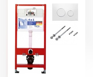 Инсталляция TECE Loop K440920 (K400600) 3 в 1 с кнопкой смыва для унитаза Инсталляция TECE Loop K440920 (K400600) 3 в 1 с кнопкой смыва для унитаза
