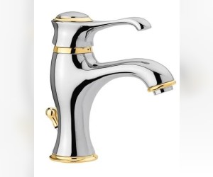 Смеситель для раковины Emmevi Tiffany 6003CO, хром/золото