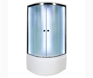 Душевая кабина Deto D D10S LED 100 x 100 см, с крышей и LED подсветкой