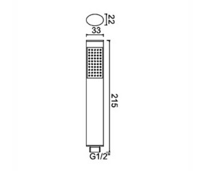 Душевая лейка RGW Shower Panels SP-101, 21140601-01, хром