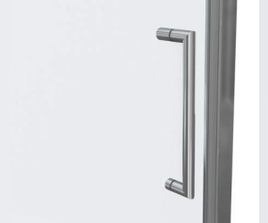 Душевая дверь в нишу Bravat Line BD100.4111A, 100 x 200 см, распашная, стекло прозрачное, хром