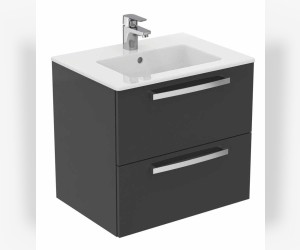 Тумба под раковину Ideal Standard Tempo 60 см, подвесная, серый глянцевый, E0572TI