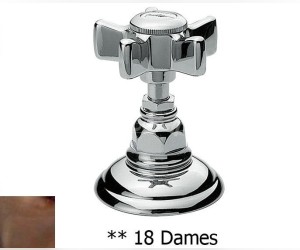 Смеситель Nicolazzi Dames Anglaises 1434DB18 для биде, темная бронза, ручки Dames Anglaises