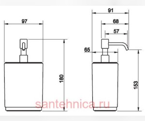 Дозатор мыла Gessi Via Manzoni 38815