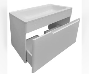 Тумба с раковиной Эстет Kare Luxe ФР-00005718, 80 х 45 см Тумба с раковиной Эстет Kare Luxe ФР-00005718, 80 х 45 см