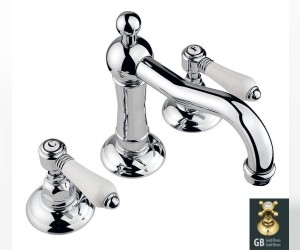 Смеситель Nicolazzi Dames Anglaises 1409GB78 для раковины, гальваническое золото, ручки P. Mont Blanc