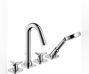 Смеситель для ванны Axor Citterio M 34446000, на борт ванны