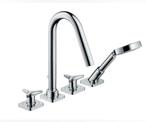 Смеситель для ванны Axor Citterio M 34456000, на борт ванны