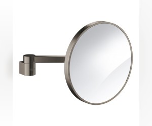 Косметическое зеркало с увеличением в 7 раз Grohe Selection 41077AL0, черный графит матовый