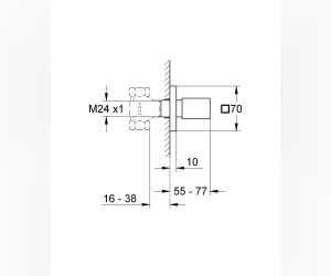 Вентиль Grohe Eurocube 19910000