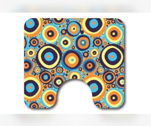 Коврики для ванной и туалета Veragio Carpet VR.CPT-7200.07 68 х 45 см + WC 45 x 40 см, рисунок Bubbles Коврики для ванной и туалета Veragio Carpet VR.CPT-7200.07 68 х 45 см + WC 45 x 40 см, рисунок Bubbles