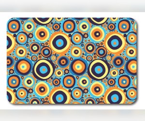 Коврики для ванной и туалета Veragio Carpet VR.CPT-7200.07 68 х 45 см + WC 45 x 40 см, рисунок Bubbles Коврики для ванной и туалета Veragio Carpet VR.CPT-7200.07 68 х 45 см + WC 45 x 40 см, рисунок Bubbles