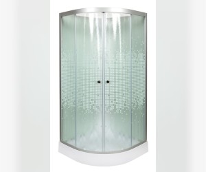 Душевая кабина Deto L 908 N 80 x 80 см, без крыши, с гидромассажем