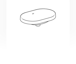 Раковина Geberit Variform 500.728.01.2, 60 x 40 см, белая