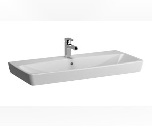 Раковина Vitra Metropole 5664B003-0001 100 см, подвесная, с переливом