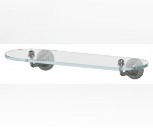 Полка с держателями 3SC Stilmar STI 414 40 см, античное серебро