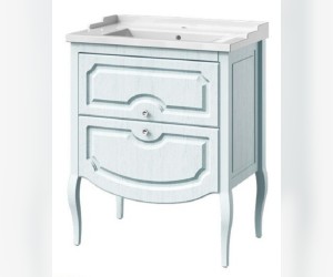 Тумба под раковину Caprigo Aspetto Firenze 70 34116, 2 ящика, цвет TК-661 арктик