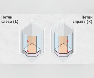 Душевой уголок Vegas Glass AFA-Pen Lux, 90 x 90 x 199.5 см, профиль золото, стекло прозрачное