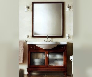 Комплект мебели Labor Legno MARRIOT Composizione M104, вишня/хром, 105 см Комплект мебели Labor Legno MARRIOT Composizione M104, вишня/хром, 105 см