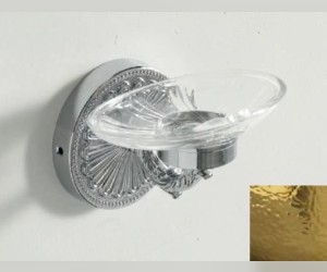 Мыльница настенная с держателем ArtCeram Versailles HEA018 73, золото