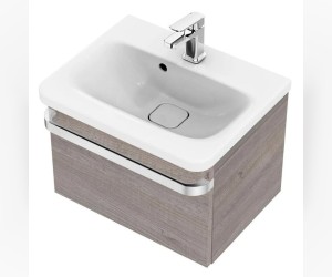 Тумба под раковину Ideal Standard Tonic II 50 см, подвесная, с подсветкой, светло-серое дерево, R4301FE